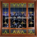 Triple church stained glass panel-XQ1057