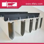 50x150 raindrop aluminum baffle ceiling&amp;aero profile ceiling-50X150