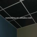 black fiberglass acoustic ceiling tiles popular design in theaters music studios and home theaters-B301
