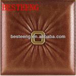 Leather wall panel also could for background and ceiling panel-BST001