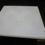 PVC laminated gypsum ceiling tile/ceiling price/595*595*7mm-996