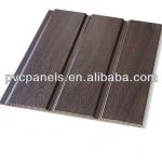 wood design laminated pvc panel(with groove)-pvc panel