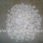 artificial snow white pebbles-