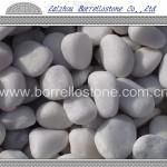 Natural snow white pebble for decoration-Natural snow white pebble for decoration