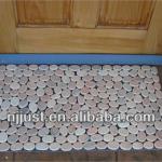 long rectangle pebble door mat-JST-PM002