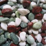 Mix colour Pebbles, cobbles natural stone-Mix colour pebble 1