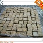 yellow granite g682 cobble paving-HN-C0048