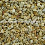 Yellow stone chip-Vietnam natural pebbles stone