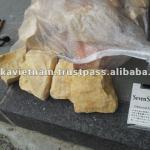 Crushed yellow marble stone-Vietnam natural pebbles stone