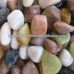 Cheap pink pebble for paving stone-cobble