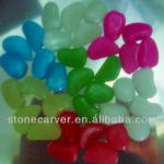 aquarium decorative color stone / glow in the dark pebble stone-GSBGY-mixed