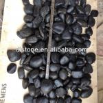 High polished black pebble stone-