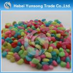 decorative colored sand stone for fish tank-colored stone