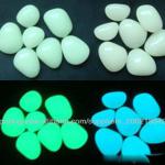 Decorative glass stones aquarium / glow in the dark gravel stone-GSLBGY-mixed