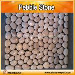 pebble tile products stone mosaic tile with mesh-back-pebble rug wool - NSP156