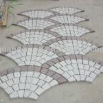 Granite Paving Stone,Cobble Stone,Paver Stone with Meshed Back for Driveway-PVS