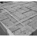 Garden lava bricks stone; black bricks stone ,-xh-lava-01