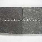 Flamed with Brushed Finish Basalt Black Tiles-