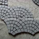 Granite Cobble Stone G654 Flamed Finish,Mesh Back Cobble Stones-PVS