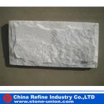 White quartzite mushroom stone-QQ-07