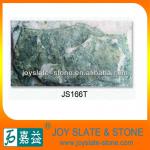 Hot sale natural green quartz mushroom stone look wall paneling-JS166T