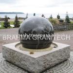landscaping stone ball-