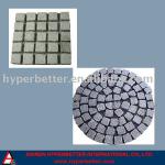 Natural split cubestone with net for paving stone-cubic paving stone with net