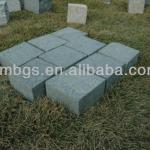 G654 flamed grey granite cubestone, gray cobblestone, granite cobble stone paver-G654