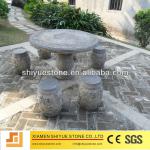 China Natural Antique Stone Garden Benches For Sale-