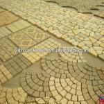High Quality Granite Pavement landscaping stone with mesh back-YH