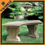 China Carved Outdoor Stone Bench-Bench-TQ1-2