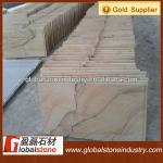 Yellow Beige Wooden Sandstone Tile For Sale-GSI