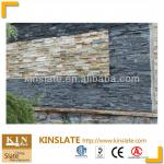 KINSLATE Natural Black/Dark Grey Stone Interior Wall Paneling-S-0510A Interior Wall Paneling
