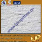 White Quartz Decorative Stacked Stone Wall Tiles-JRF-043
