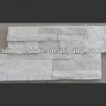 S-shape Pure white quartzite stone tile-XY-S1308-2