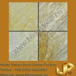 Gold quartz slate stone for walls-JR-014A