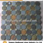 Culture slate hexagon mosaic tiles M04-JH-M04