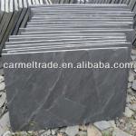 honed black slate slabs-balck slate