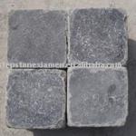 Tumble grey limestone tile-blue limestone