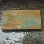 green yellow limestone in slab-