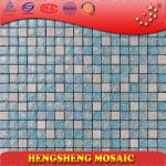 blue paving natural stone mosaic for sale-KS36