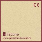 Beige solid surface,floor tiles, quartz slab-C3
