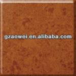 Red Artificial Quartz Stone Engineered Stone New Color-OWS018