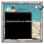 Pure Black Quartz Stone for Kitchen Top and Tile-YH2812