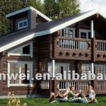 outdoor wooden villa, holiday wooden house,eco friendly wooden house living portable wooden house-SW-W-093