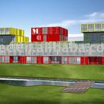 movable container prefab hotel-