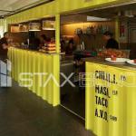 colorful shipping container restaurant-STB-165