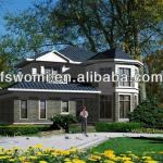 Luxury and low cost villa,light steel prefab house /prefabricated modular homes-