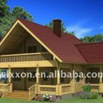 Prefabricated holiday wooden living villa house-WIX-402018