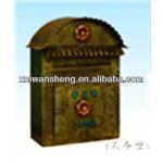 Eropean classical wrought iron mailboxes for sales-WSXX MAILBOX 001